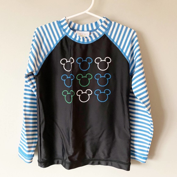 Hanna Andersson Disney Collection Mickey Mouse Sunblock Rash Guard | US 5 - Picture 2 of 4